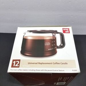 One All by Medelco 12 Cup Coffee Cup New
